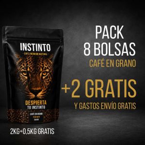 Café en grano. Oferta 2kg + 0,5kg gratis - INSTINTO