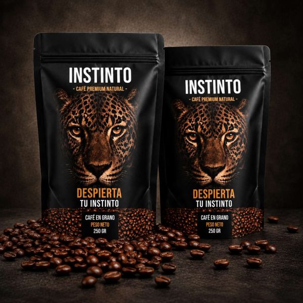 Café en grano 500 g | 100% Arábica | INSTINTO