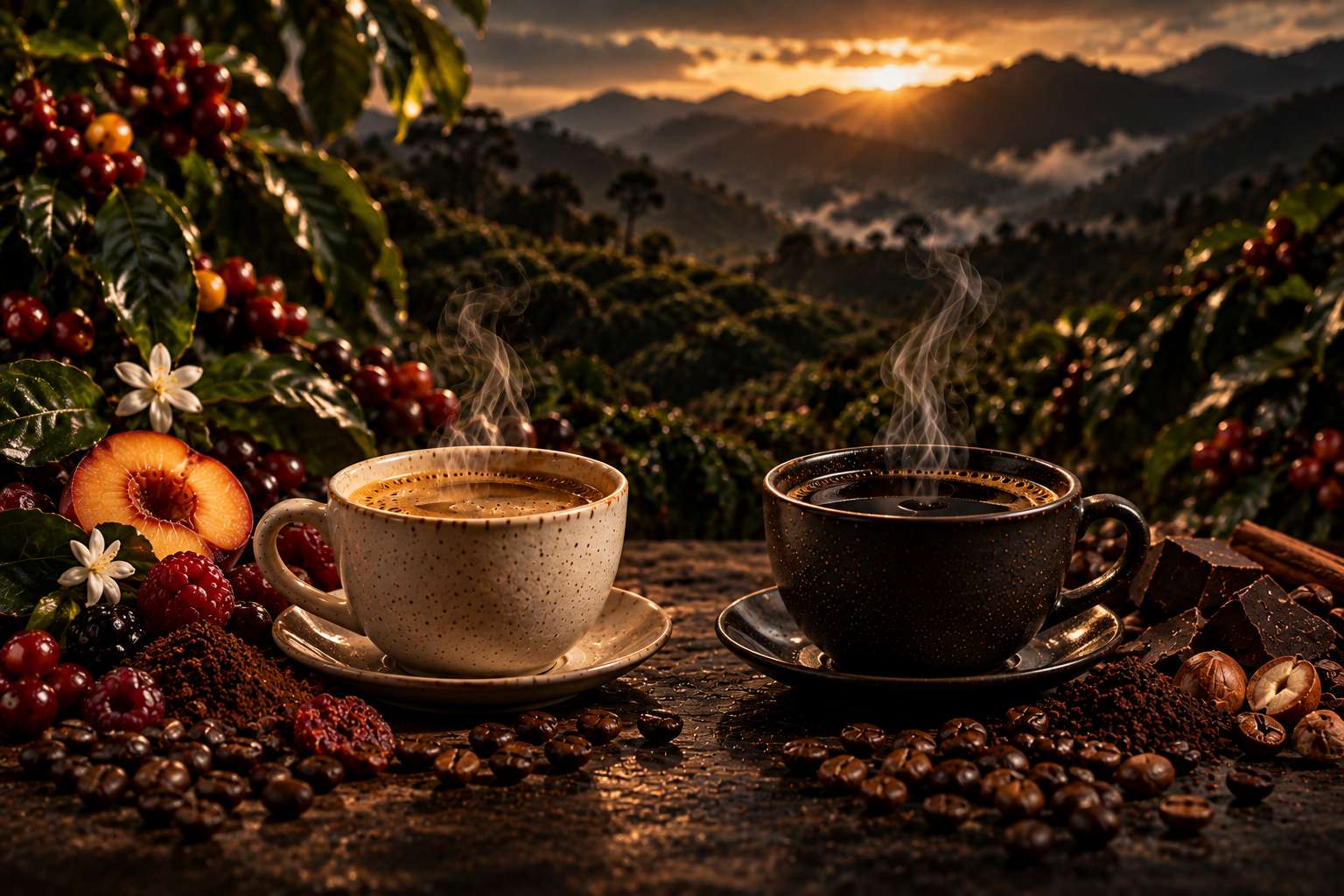 Mismo país, distinto café